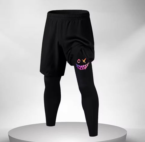 Fitness Training Pants Men's Running Compression Pants Quick Dry Gym Workout Leggings Male Sport Bottom